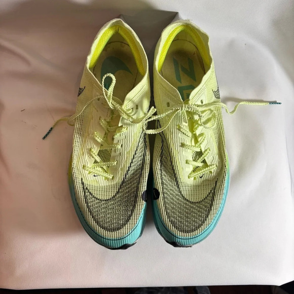 NIKE Sz 9 Zoom Vaporfly  Lightweight Running Shoes Lace Up Sneakers Performance - Picture 3 of 10